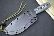 Esee Knives Model 4 - 3D Gray & Black G-10 Handle / CPM-S35VN Steel / Stonewashed Finish 4P35V-002 - Northwest Knives