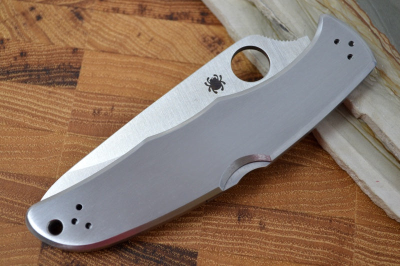 Spyderco Endura - Stainless Handle / Satin Blade - C10P