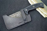 Esee Knives Expat Cleaver - Black Textured G-10 Handle / 1095 Steel / Stonewashed Black Oxide Finished Blade ESEE-CL1 - Northwest Knives