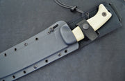 Esee Knives Junglas - Canvas Micarta Handle Scales / 1095 Steel / Black Textured Powder Coating Finish JUNGLAS-E - Northwest Knives