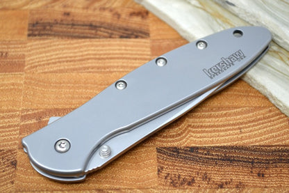 Stainless Steel Scales on Handle | Kershaw 1660 | Reversible Tip Up / Tip Down Pocket Clip | Northwest Knives