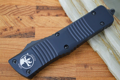 Microtech Combat Troodon OTF Tactical - Black Blade / Bowie Style / Black Handle - 146-1T