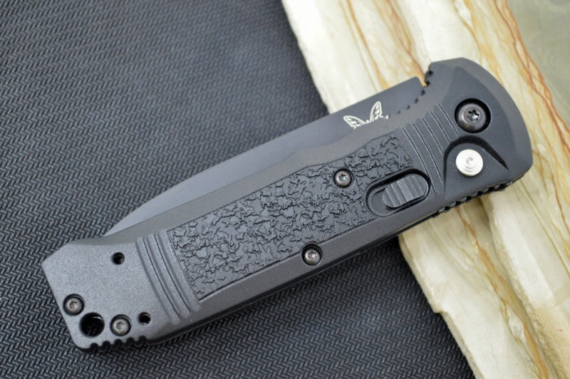 Benchmade 4400BK Automatic Knife - Black Blade / CPM-S30V Steel / Black Grivory Handle