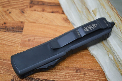 Black Textured Milled Aluminum Handle | Microtech UTX Knife | Northwest Knives