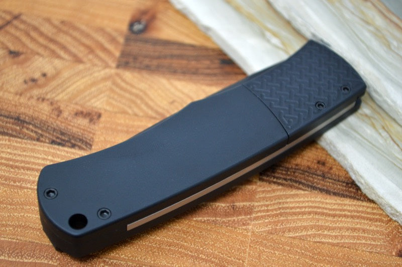 Pro Tech "Whiskers" Auto - Black Aluminum Handle - Bolster Release