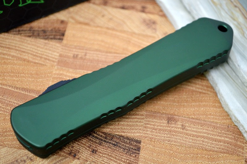 Heretic Knives Manticore E OTF - Battleworn Tanto Blade / OD Green Handle