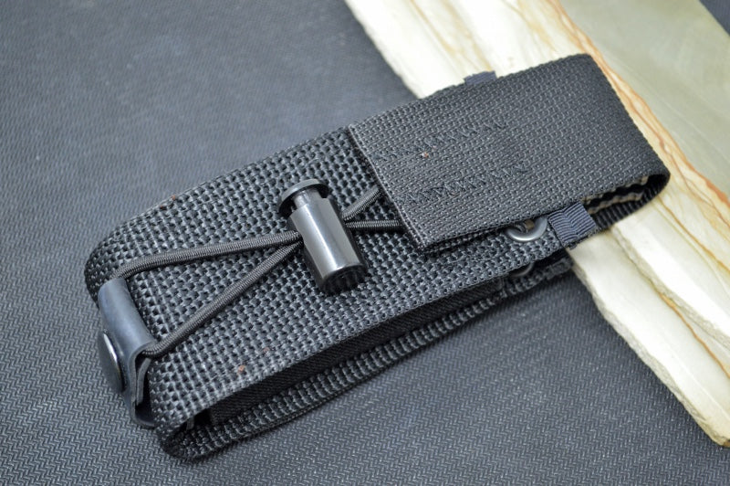 Benchmade 5700SGY-1 Auto Presidio Knife - Drop Point Blade with Partial Serrate / M4 Steel / Bronzed Aluminum Handle 5700SGY-1