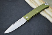 Lionsteel Thrill Slip Joint - OD Green Aluminum Handle / M390 Steel - TLAGS - Northwest Knives