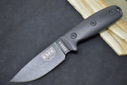 Esee Knives Model 3 - 3D Black G-10 Handle / 1095 Steel / Black Textured Powdered Blade 3PMB-001 - Northwest Knives