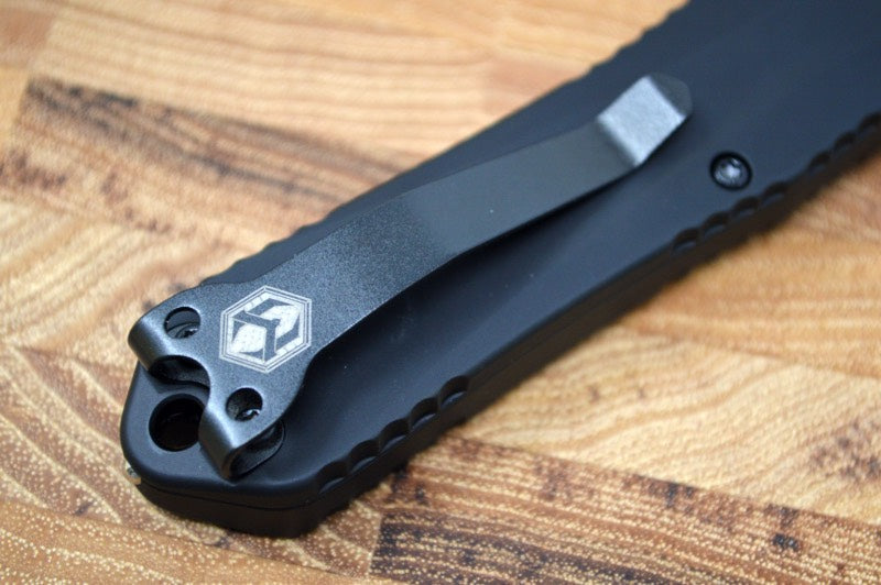 Heretic Knives Manticore E OTF - Black Dagger Blade / Black Handle