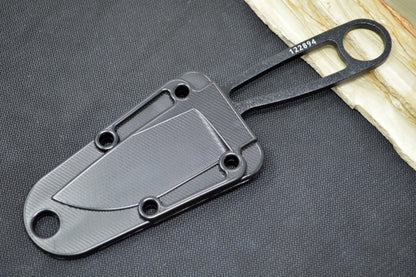 Esee Knives Izula - Black 440C Skeletonized Handle / 1095 Steel Blade / Black Textured Powdered Blade IZULA-B