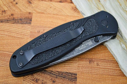 Kershaw 1670BW Blur Assisted Knife - Blackwash Blade / Black Handle