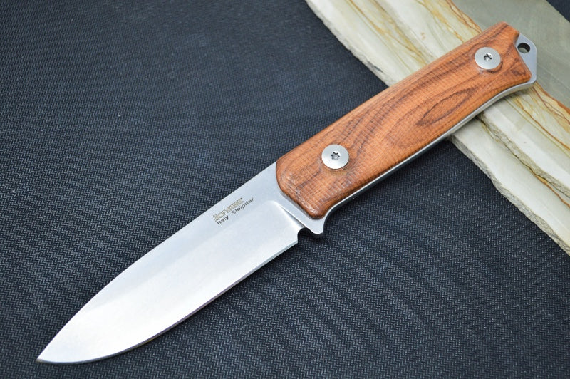 Lionsteel B41 Fixed Blade - Santos Wood Handle / Sleipner Steel / Drop Point Blade B41ST