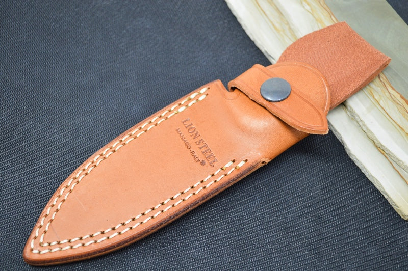 Lionsteel B41 Fixed Blade - Santos Wood Handle / Sleipner Steel / Drop Point Blade B41ST - Northwest Knives
