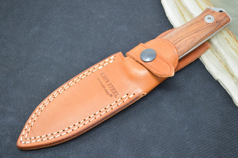 Lionsteel B41 Fixed Blade - Santos Wood Handle / Sleipner Steel / Drop Point Blade B41ST