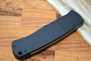 Pro Tech "Whiskers" Auto - Black Aluminum Handle - Bolster Release - Partial Serrate - Northwest Knives
