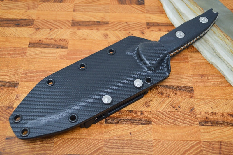 Microtech Socom Alpha S/E - Stonewash Finish / Tanto Blade / Black G-10 Handle 114-10