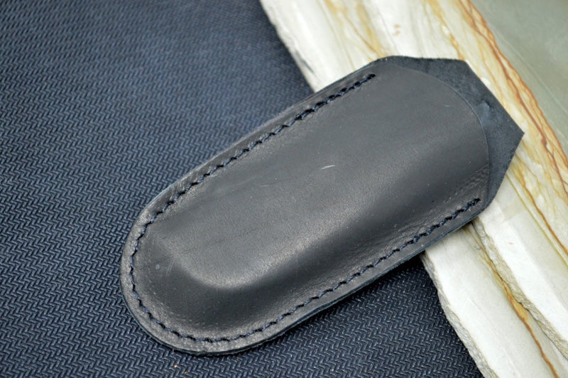Lionsteel Mini Folder - Santos Wood Handle / D2 Steel / Leather Sheath - 8210ST - Northwest Knives