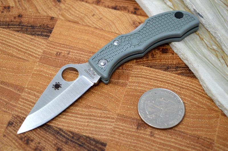 Spyderco Ladybug - Foliage Green FRN Handle / Satin VG10 Plain Blade LFGP3