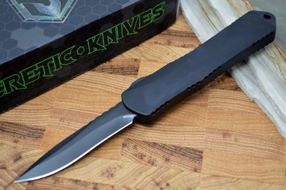 Heretic Knives Manticore E OTF - Black Recurve Blade / Black Handle