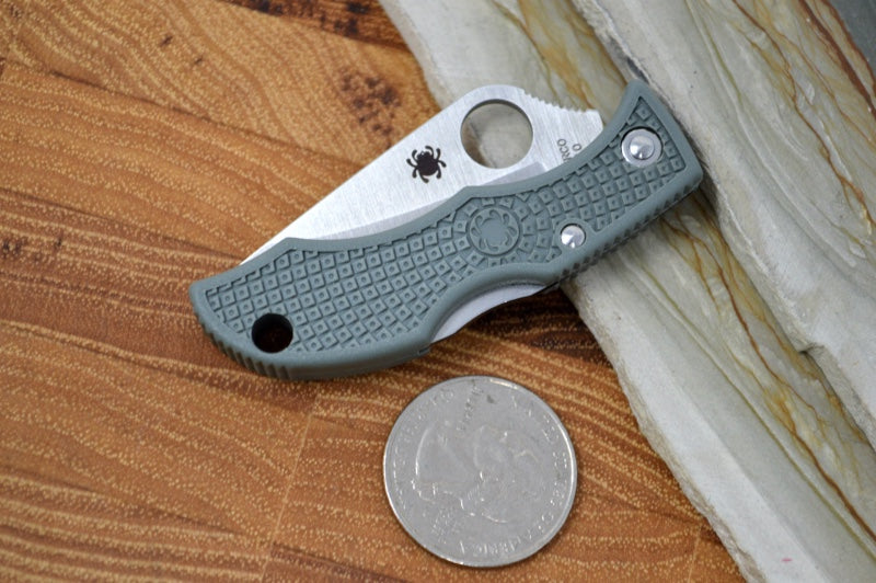 Spyderco Ladybug - Foliage Green FRN Handle / Satin VG10 Plain Blade LFGP3