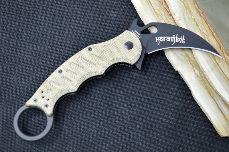 Fox Knives Karambit - Green Micarta Handle / N690Co Blade / Emerson Wave - 479MI