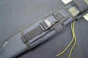 Tops Yacare Fixed Blade - 1095 Steel / Black Canvas Micarta Handle / Black Ballistic Nylon Sheath YAC-01 - Northwest Knives