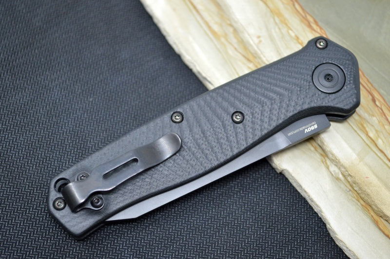 Benchmade 8551BK Mediator - Black S90V Blade /  Black G-10 Handle