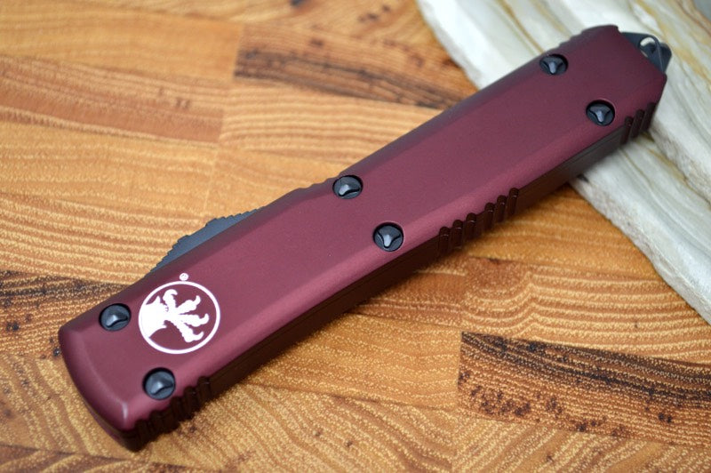 Microtech Ultratech OTF - Black Dagger Blade / Merlot Handle 122-1MR