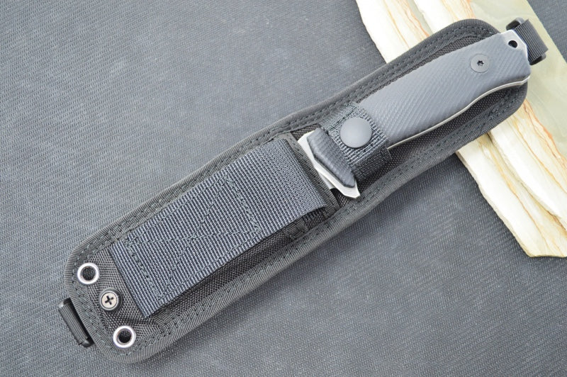 Lionsteel M5B Fixed Blade -  Black G-10 Handle / Sleipner Steel / Cordura Sheath M5BG10