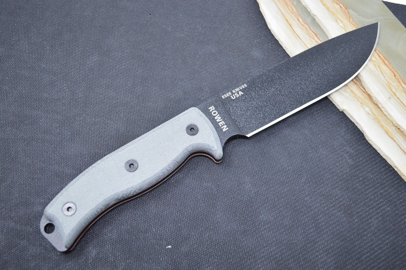 Esee Knives Model 6 - Green Canvas Micarta Handle / 1095 Steel / Textured Powdered Blade 6P-OD