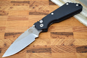 Pro Tech Strider SnG - Black Aluminum Handle / Stonewash Blade 2401 - Northwest Knives