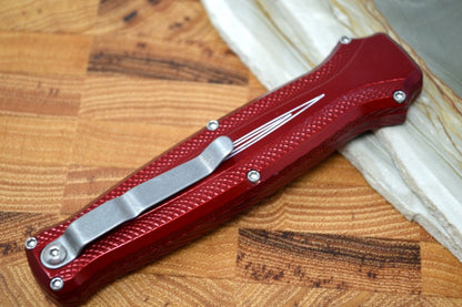 Piranha Knives "Rated-R" - 154CM Blade / Red Aluminum Handle