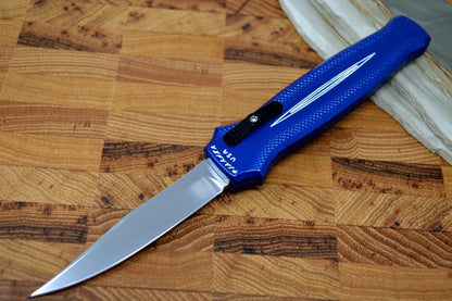 Piranha Knives "Rated-R" - 154CM Blade / Blue Aluminum Handle