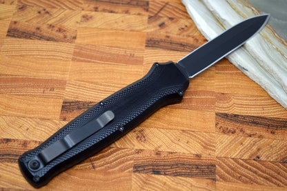 Piranha Knives "Rated-X" - Black 154CM Blade / Black Aluminum Handle