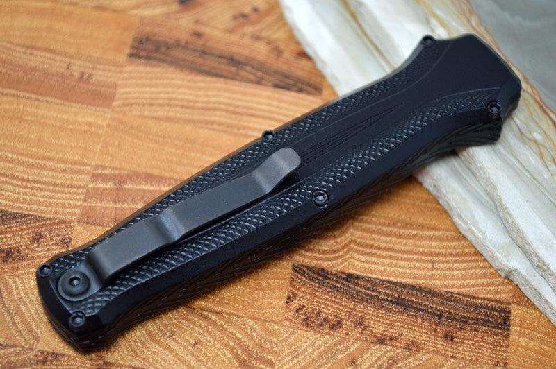 Piranha Knives "Rated-X" - Black 154CM Blade / Black Aluminum Handle