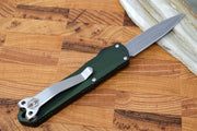 Heretic Knives Manticore S OTF - OD Green Handle / Stonewash Spear Point H024-2A-GRN - Northwest Knives