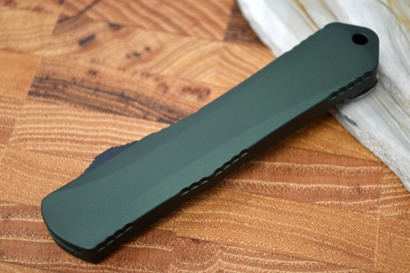 Heretic Knives Manticore S OTF - OD Green Handle / Stonewash Spear Point H024-2A-GRN