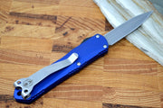 Heretic Knives Manticore S OTF - Blue Handle / Stonewash Spear Point H024-2A-BLU - Northwest Knives