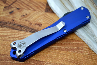Heretic Knives Manticore S OTF - Blue Handle / Stonewash Spear Point H024-2A-BLU