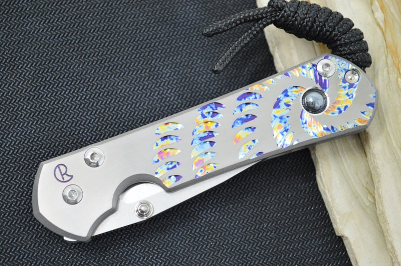 Chris Reeve Knives Small Sebenza 31 - Unique Graphics "Kaleidoscope" / CPM-S45VN Blade