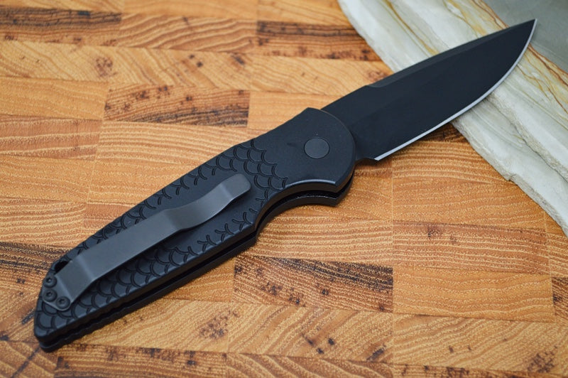 Pro Tech Tactical Response 3 Operator Auto - Black Handle / Fish Scales / Black Blade 3X1-OPERATOR