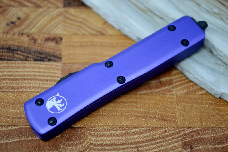 Microtech UTX-70 OTF - Purple Handle / Black S/E Blade - 148-1PU
