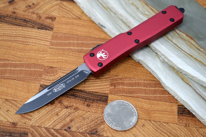 Microtech UTX-70 OTF - Red Handle / Black S/E Blade - 148-1RD