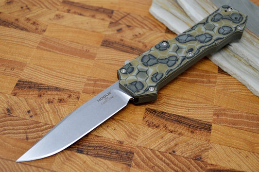 Hogue Knives Compound OTF - Green G-Mascus G-10 Handle / CPM-S30V Blade 34038