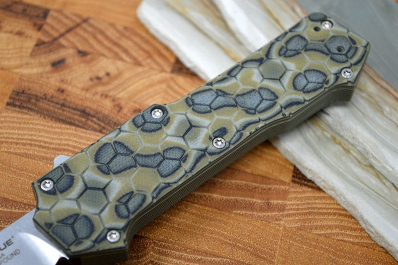 Hogue Knives Compound OTF - Green G-Mascus G-10 Handle / CPM-S30V Blade 34038