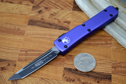 Microtech UTX-70 OTF - Purple Handle / Black T/E Blade - 149-1PU