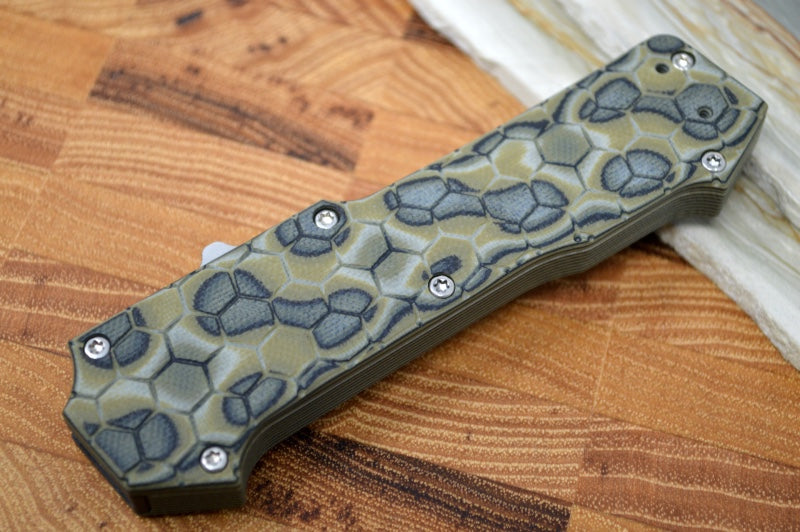 Hogue Knives Compound OTF - Green G-Mascus G-10 Handle / CPM-S30V Blade 34038