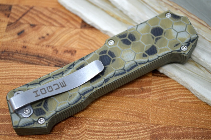 Hogue Knives Compound OTF - Green G-Mascus G-10 Handle / CPM-S30V Blade 34038