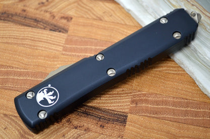 Microtech Ultratech OTF - Bronzed Apocalyptic Blade / Dagger Style / Black Handle 122-13